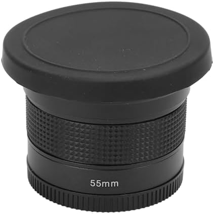 Objectif Fisheye Ultra Grand Angle 0,35x avec Macro, Compatible AF IR, Verre Optique Haute Performance pour la Photographie de Jour et de Nuit (55mm) – Image 2