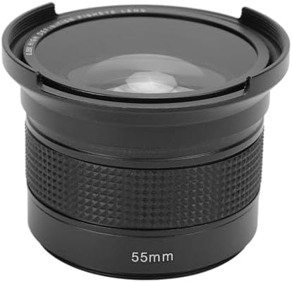 Objectif Fisheye Ultra Grand Angle 0,35x avec Macro, Compatible AF IR, Verre Optique Haute Performance pour la Photographie de Jour et de Nuit (55mm) – Image 4