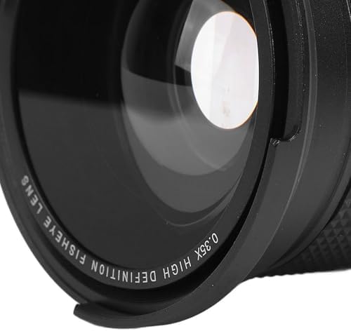 Objectif Fisheye Ultra Grand Angle 0,35x avec Macro, Compatible AF IR, Verre Optique Haute Performance pour la Photographie de Jour et de Nuit (55mm) – Image 7