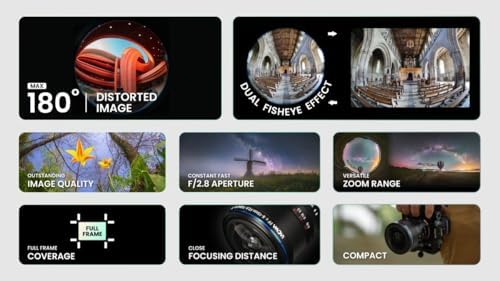 Venus LA0WA Objectif Fisheye 8-15 mm f/2.8 FF Zoom pour appareil photo sans miroir S0NY E, plein format ultra grand angle – Image 6